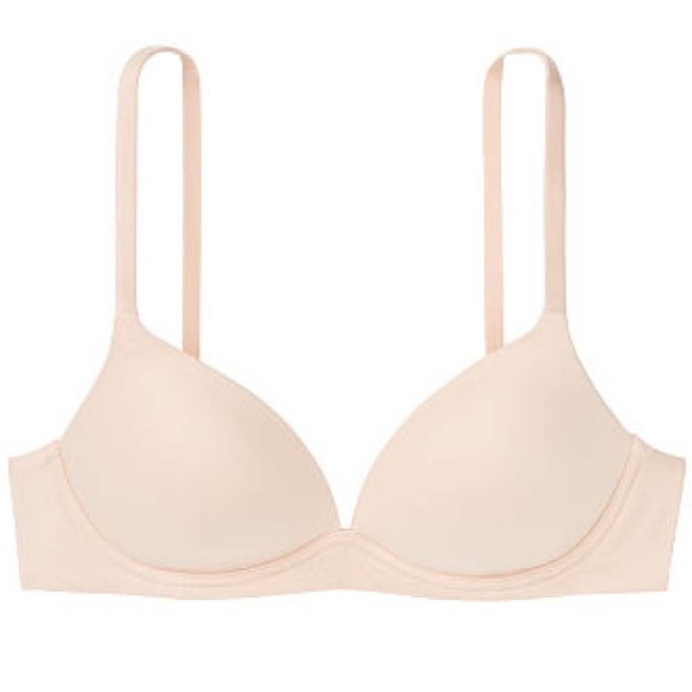 Victoria’s Secret champagne wireless bra 34C nude